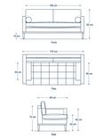 Swyft Model 02 Medium 2 Seater Sofa, Pumice Linen
