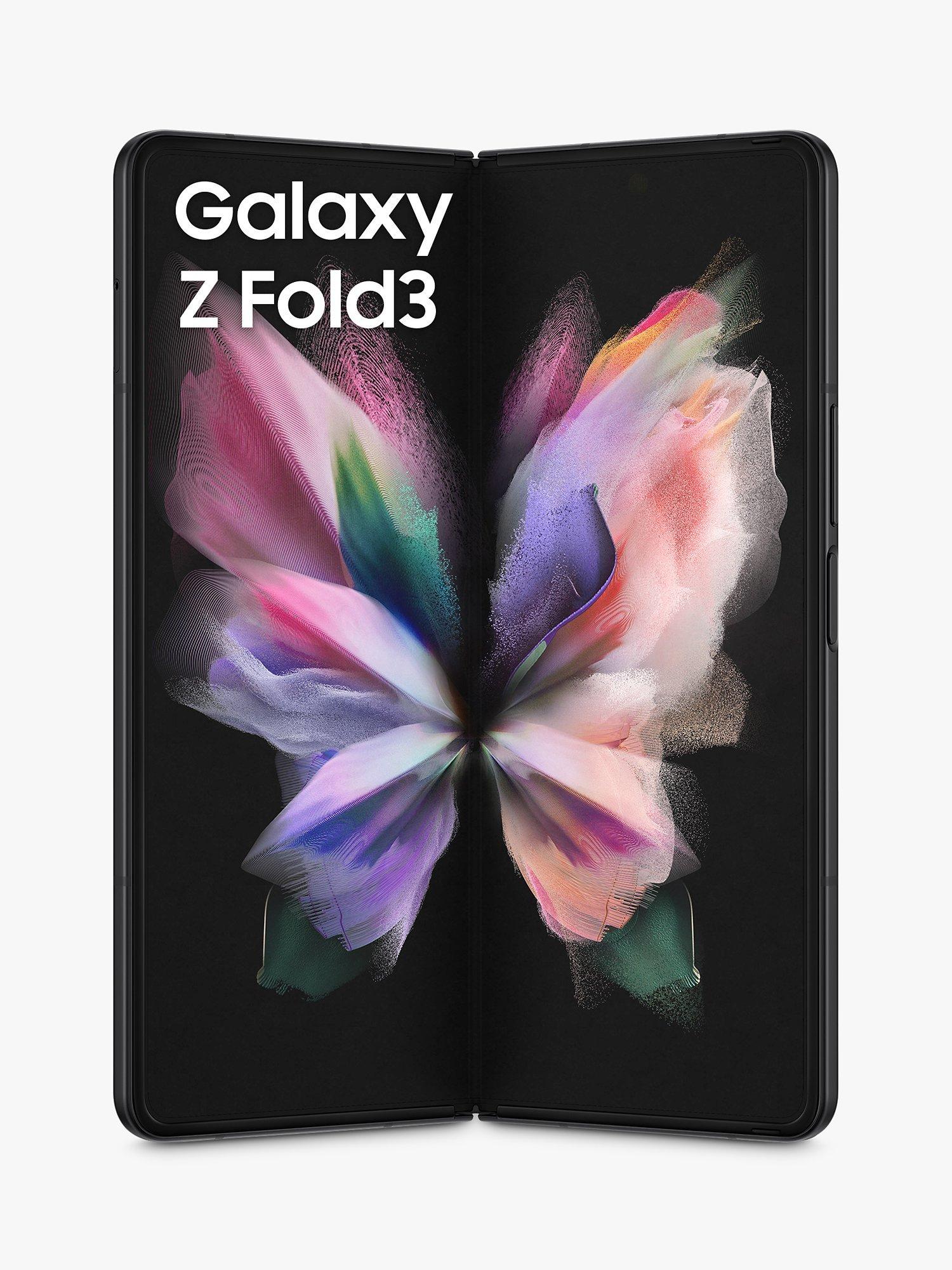 Samsung Galaxy Z Fold3, 5G Foldable Smartphone, 12GB RAM, 7.6", 5G, SIM Free, 256GB, Black