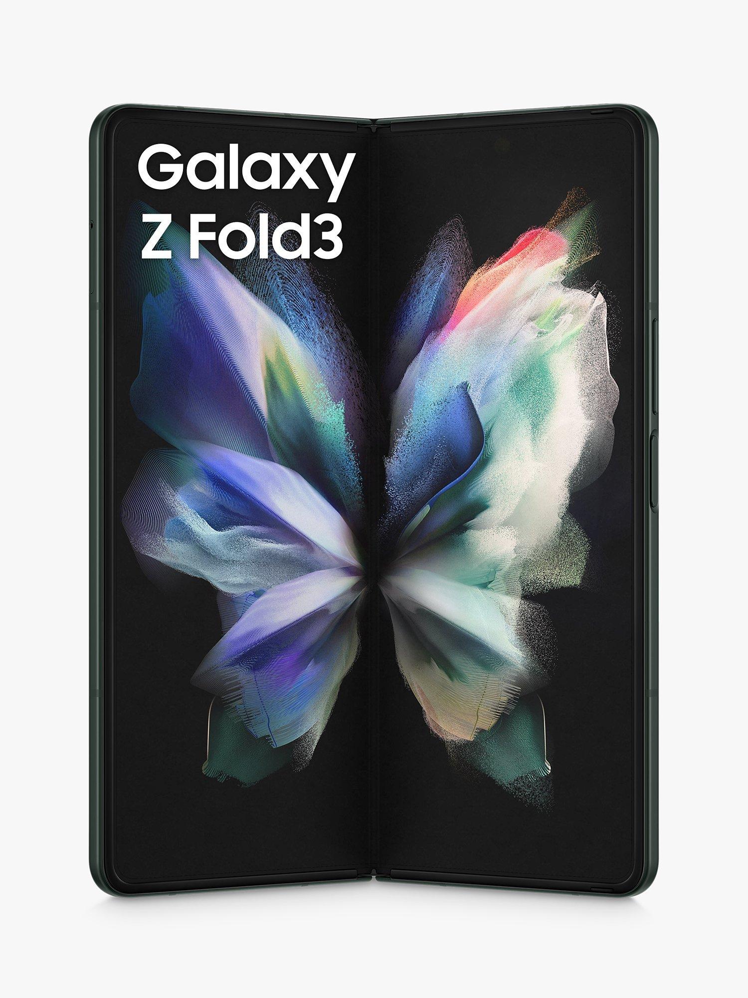 Samsung Galaxy Z Fold3, 5G Foldable Smartphone, 12GB RAM, 7.6", 5G, SIM Free, 256GB, Green