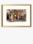 John Lewis Richard Macneil 'European Cafe Scene I' Framed Print & Mount, 32 x 42cm, Multi