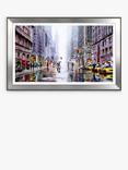 John Lewis Richard Macneil 'Rainfall on Fifth Avenue New York' Framed Print & Mount, 72 x 112cm, Multi