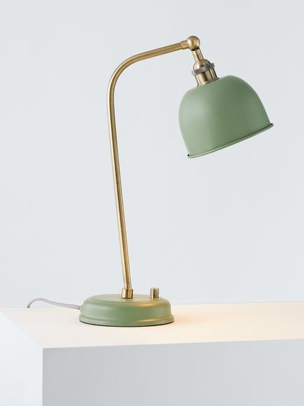 John Lewis Baldwin Table Lamp, Dusty Green