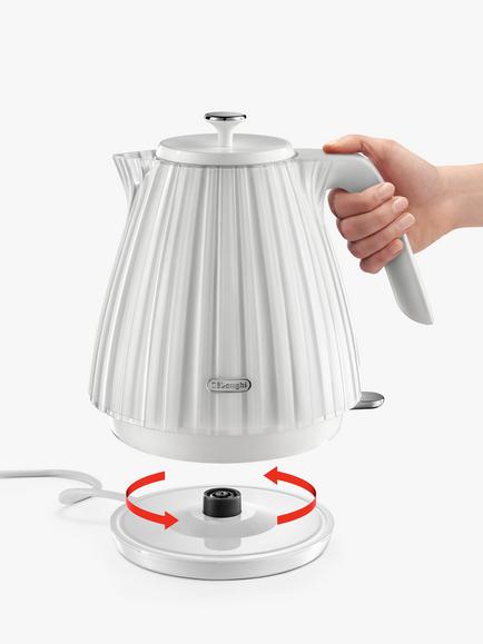 De'Longhi Ballerina Kettle, 1.7L - view 2, White