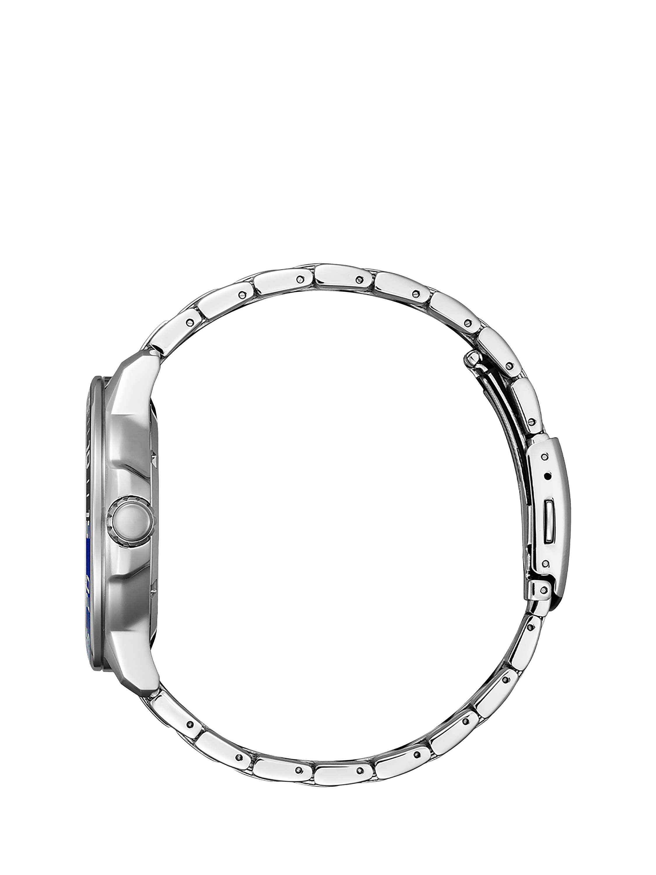 Product image 3 of 5, which shows Citizen AW1525-81L Men's Sport Date Bracelet Strap Watch, Silver/Blue