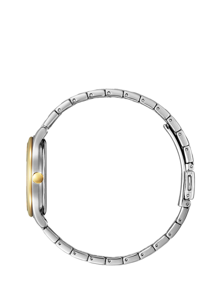 Citizen EM0506-77A Women's Eco-Drive Two-Tone Bracelet Strap Watch, Silver/Gold - view 2, Silver/Gold