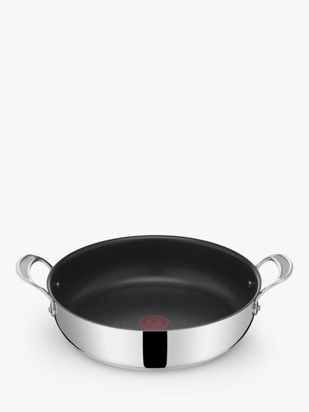 Jamie Oliver by Tefal Cook's Classics Stainless Steel All-In-One Pan, 30cm, Grey/Silver