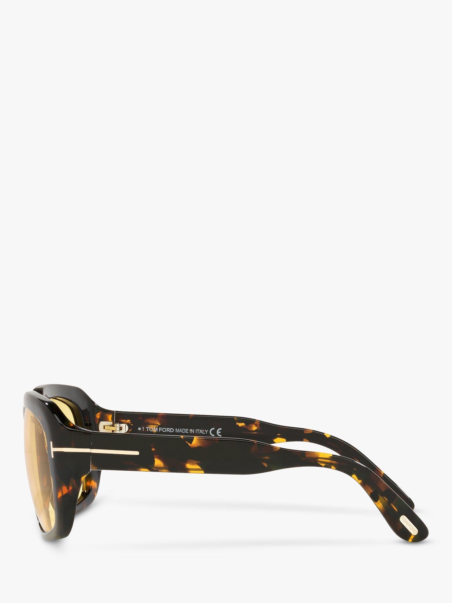 Product image 3 of 5, which shows TOM FORD TR001327 Men's Tortoiseshell Sunglasses, Brown