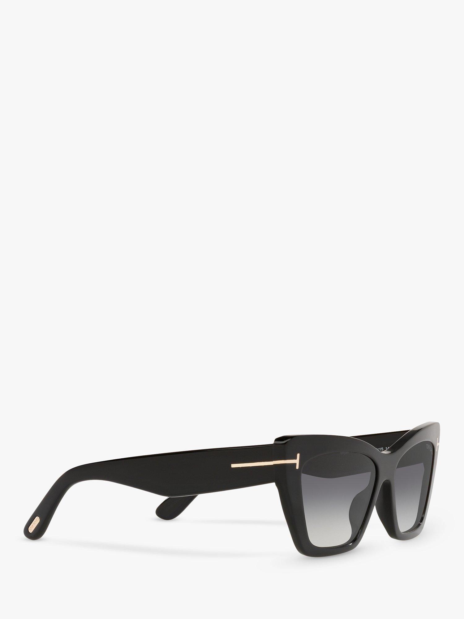 Product image 11 of 11, which shows TOM FORD FT0871 Women's Wyatt Cat's Eye Sunglasses, Black/Grey Gradient