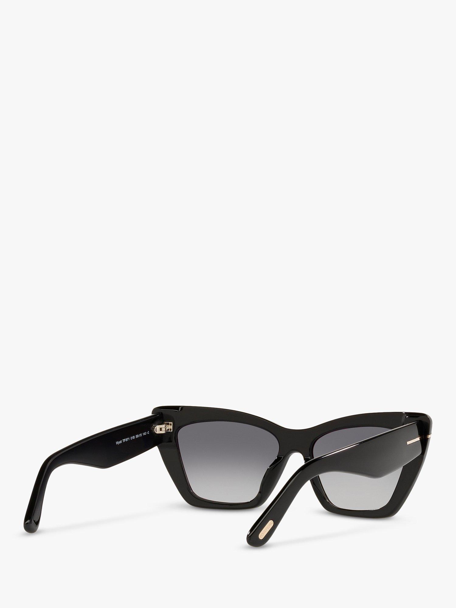 Product image 8 of 11, which shows TOM FORD FT0871 Women's Wyatt Cat's Eye Sunglasses, Black/Grey Gradient