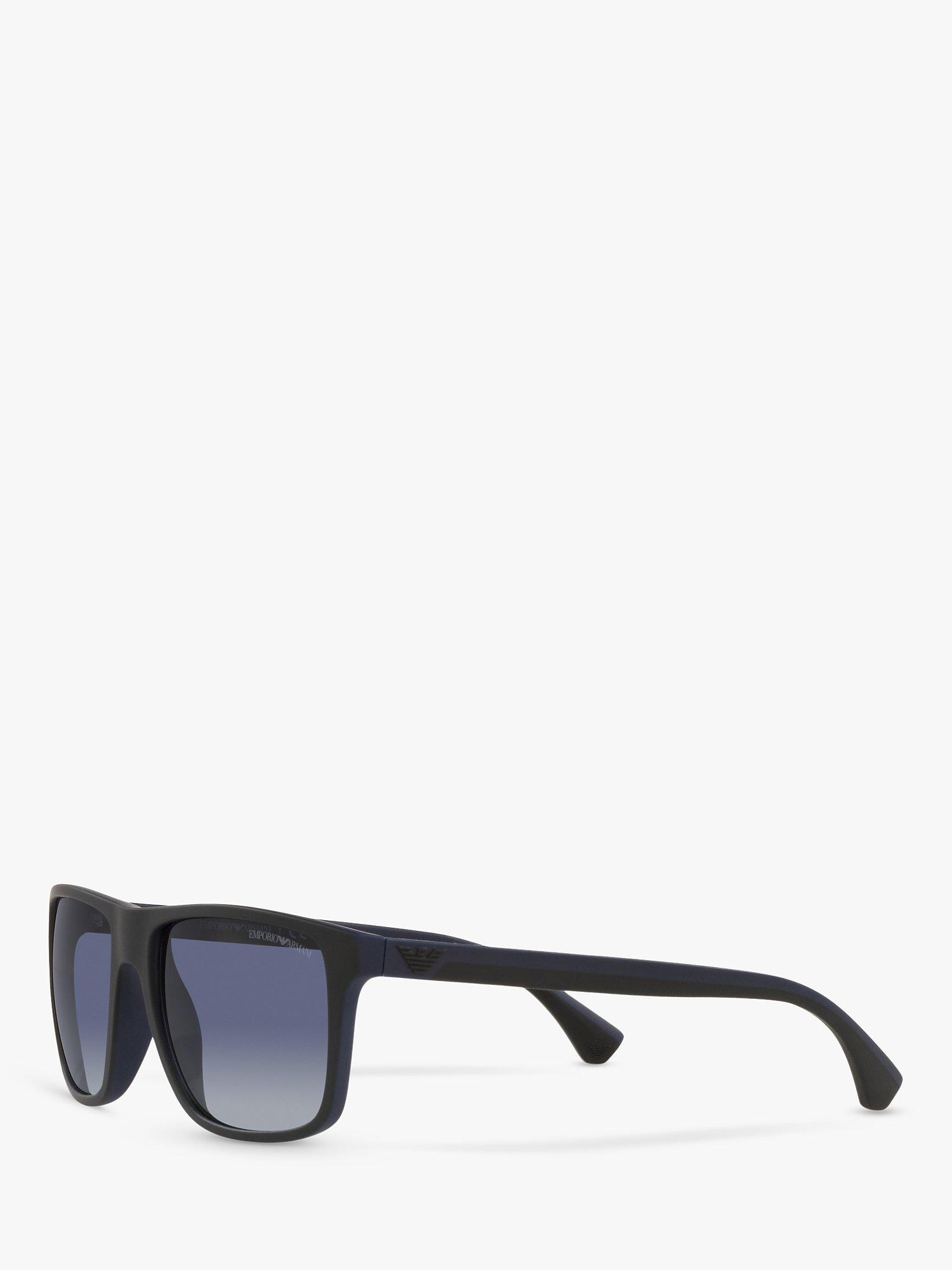 Emporio Armani EA4033 Men s Square Sunglasses Black Blue Gradient