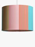 Harlequin Hide & Seek Coral Striped Ceiling Light Shade, Multi