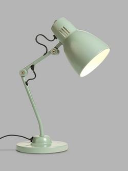 John Lewis LED Task Lamp - view 2, Duck Egg