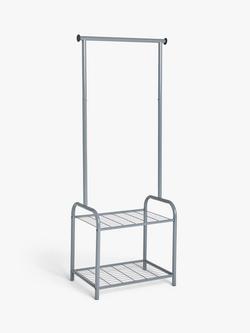 John Lewis Slim Clothes Rail, Grey, Grey