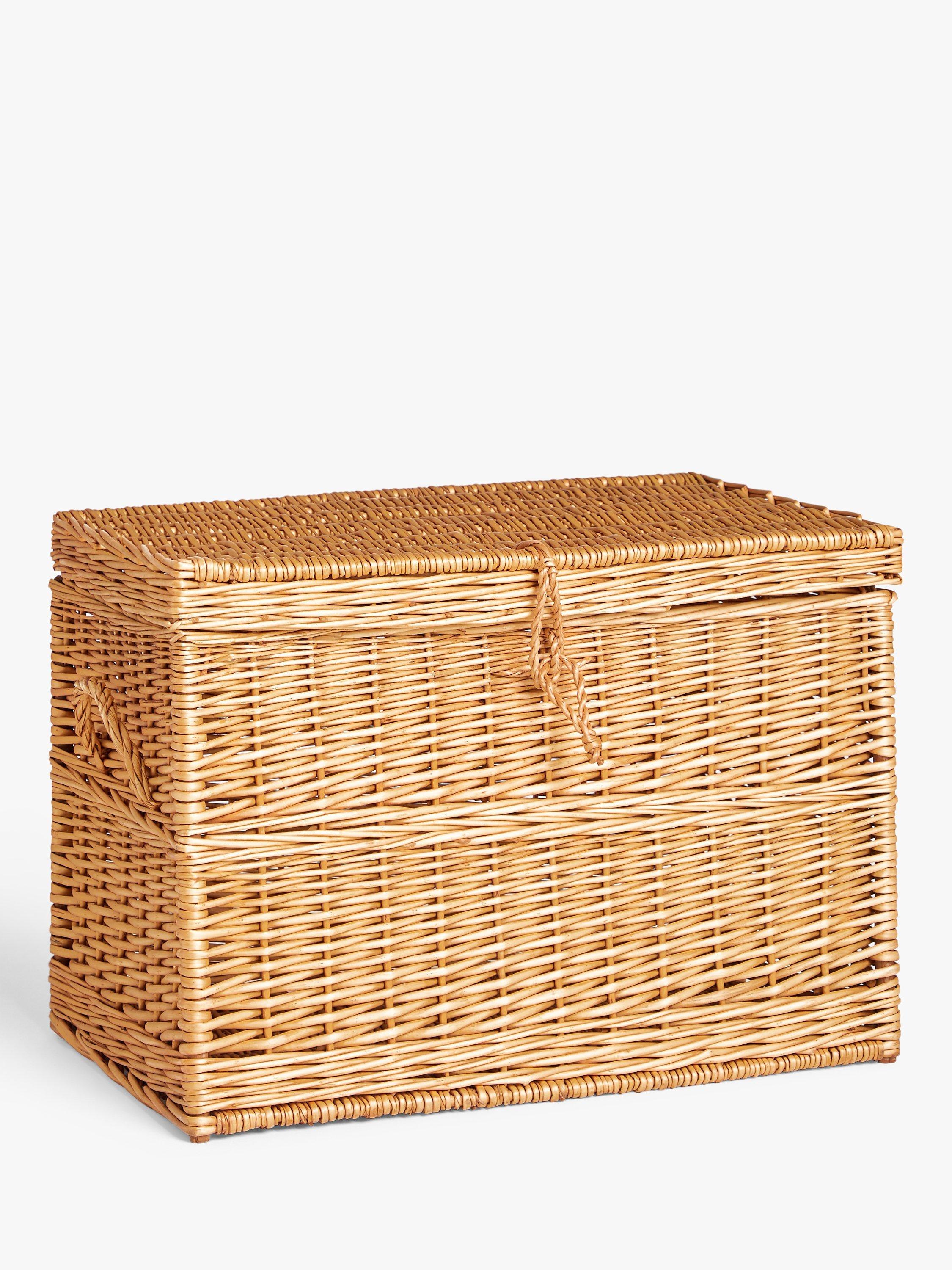 John Lewis Premium Willow Wicker Trunk, Natural