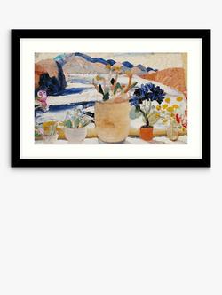 Tate + John Lewis Winifred Nicholson 'Window-Sill, Lugano' Wood Framed Print & Mount, 44 x 64cm, Multi