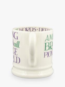 Emma Bridgewater Rainbow Toast 'Strong Women' Half Pint Mug, 300ml, Purple - view 2, Purple