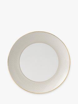 Wedgwood Gio Gold Bone China Dinnerware Set, 4 Piece, White/Gold - view 2, White/Gold