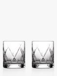 Waterford Crystal Cut Glass Olann Tumblers, Set of 2, 340ml, Clear