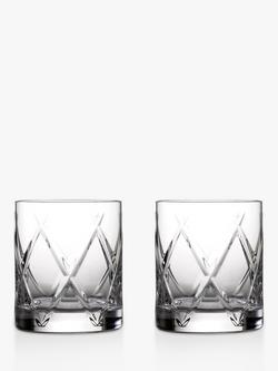 Waterford Crystal Cut Glass Olann Tumblers, Set of 2, 340ml, Clear, Clear