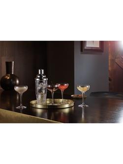 Waterford Crystal Mixology Cut Glass Small Coupe Glasses, Set of 4, 120ml - view 2, Clear