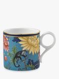 Wedgwood Wonderlust Sapphire Garden Bone China Mug, 280ml, Blue/Multi