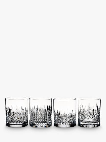 Waterford Crystal Lismore Evolution Cut Glass Tumblers, Set of 4, 350ml, Clear, Clear
