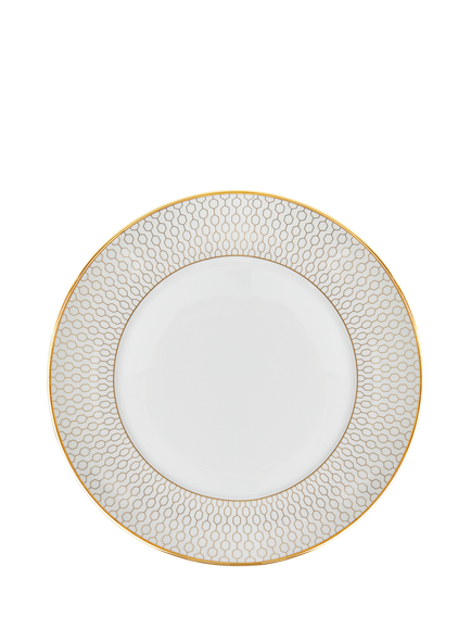 Wedgwood Gio Gold Bone China Small Side Plate, 17cm, White/Gold, White/Gold