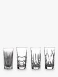 Waterford Crystal Gin Journeys Cut Glass Pattern Highballs, Set of 4, 450ml, Clear
