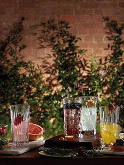 Waterford Crystal Gin Journeys Cut Glass Pattern Highballs, Set of 4, 450ml, Clear - view 2, Clear