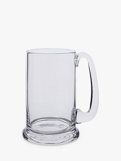Dartington Crystal Real Ale Glass Tankard, 600ml, Clear - view 2, Clear