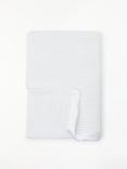 John Lewis Baby GOTS Organic Cotton Cellular Cotbed Blanket, 120 x 100cm, White
