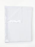 John Lewis Baby GOTS Organic Cotton Cellular Pram Blanket, 90 x 70cm, White