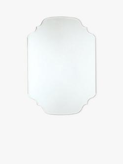 Laura Ashley Rochelle Bevelled Glass Wall Mirror, 72 x 100cm, Clear, Clear