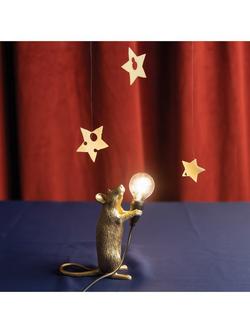 Seletti Standing Mouse Table Lamp - view 2, White