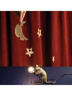 Seletti Sitting Mouse Table Lamp - view 2, White