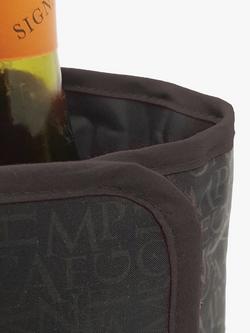 Mixology Dual Wrap Wine Bottle Cooler / Warmer, Black - view 2, Black