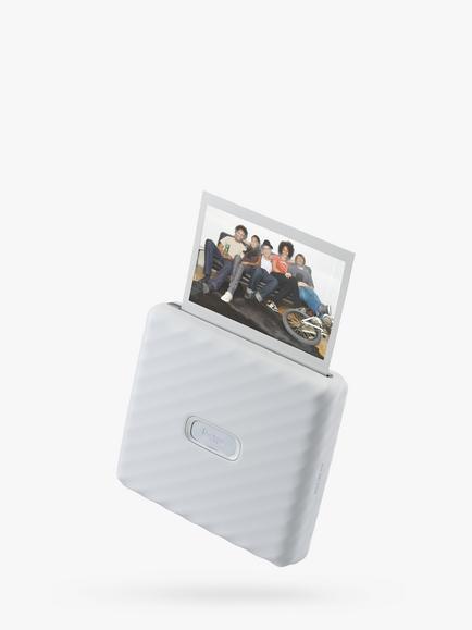 Fujifilm instax™ Link Wide Mobile Photo Printer, Ash White