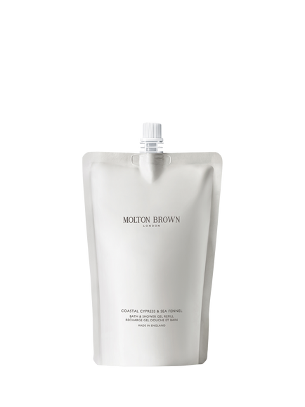 Coastal Cypress & Sea Fennel Bath & Shower Gel Refill, 400ml, 