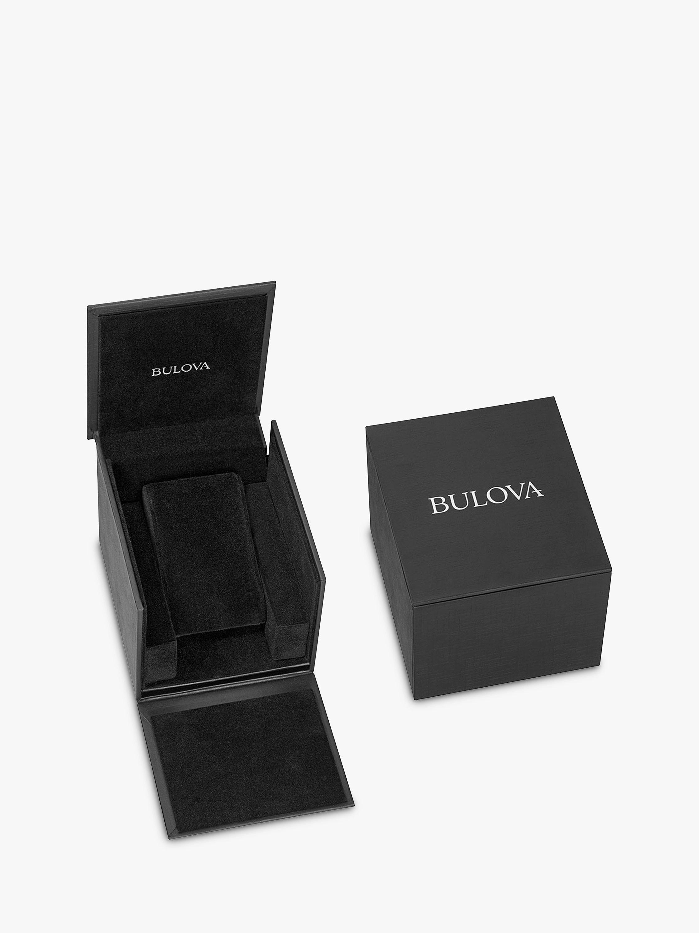 Bulova Men's Marine Star Heartbeat Automatic Silicone Strap Watch, Blue/Silver 98A225