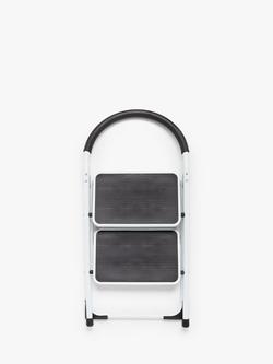 John Lewis 2 Step Folding Ladder - view 2, White