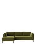 Swoon Munich Grand 4 Seater LHF Chaise End Sofa, Dark Leg