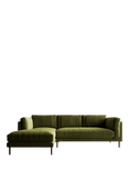 Swoon Munich Grand 4 Seater LHF Chaise End Sofa, Dark Leg