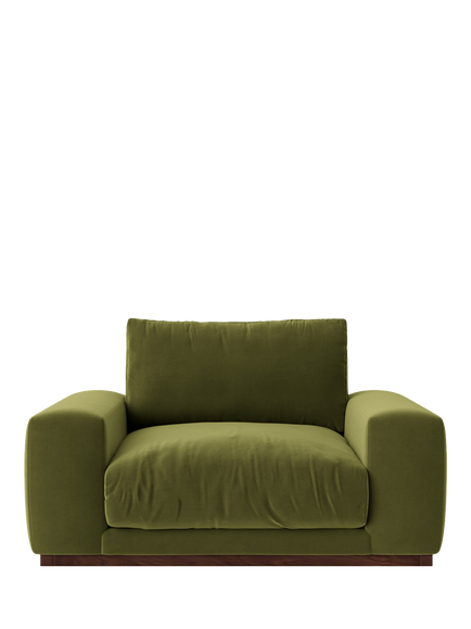 Swoon Denver Loveseat, Fern Velvet