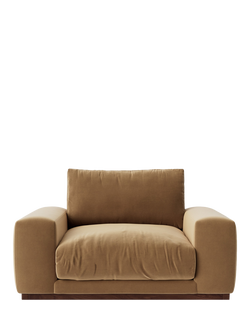 Swoon Denver Loveseat, Biscuit Velvet