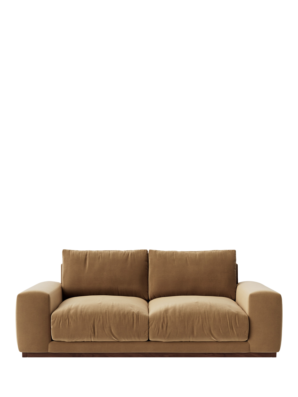 Denver Range, Swoon Denver Medium 2 Seater Sofa, Biscuit Velvet
