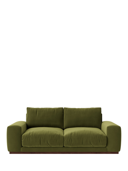 Swoon Denver Medium 2 Seater Sofa, Fern Velvet