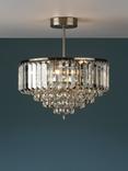 Laura Ashley Vienna Crystal Semi Flush Ceiling Light