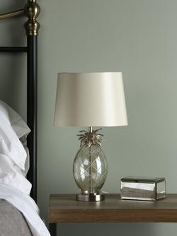 Laura Ashley Pineapple Glass Petite Table Lamp, Champagne - view 2, Champagne