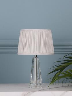 Laura Ashley Blake Petite Crystal Glass Table Lamp, Clear - view 2, Clear
