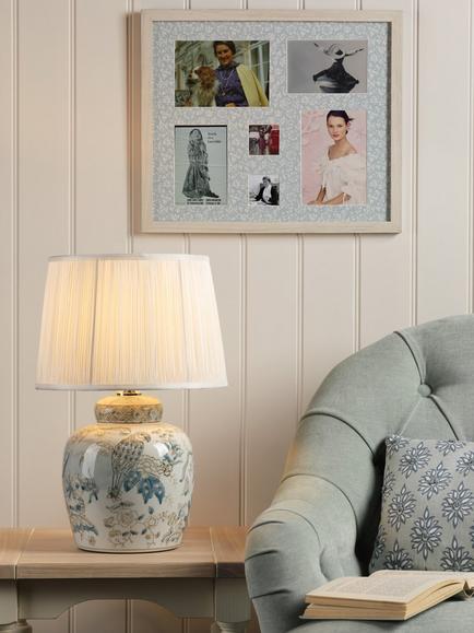 Laura Ashley Elizabeth Ceramic Table Lamp, Multi - view 2, Multi